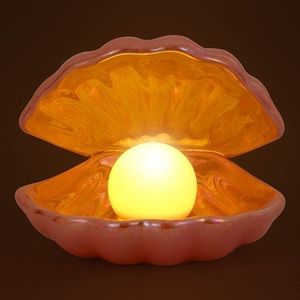 Garneck Shell Pearl Light LED Lamp Ceramic